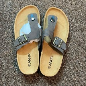 Brand new cork sandals size 10